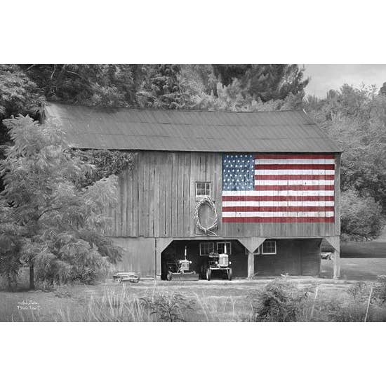 LD774 | Patriotic Farm I Kunstdruck für den Großhandel von Roslyn Décor