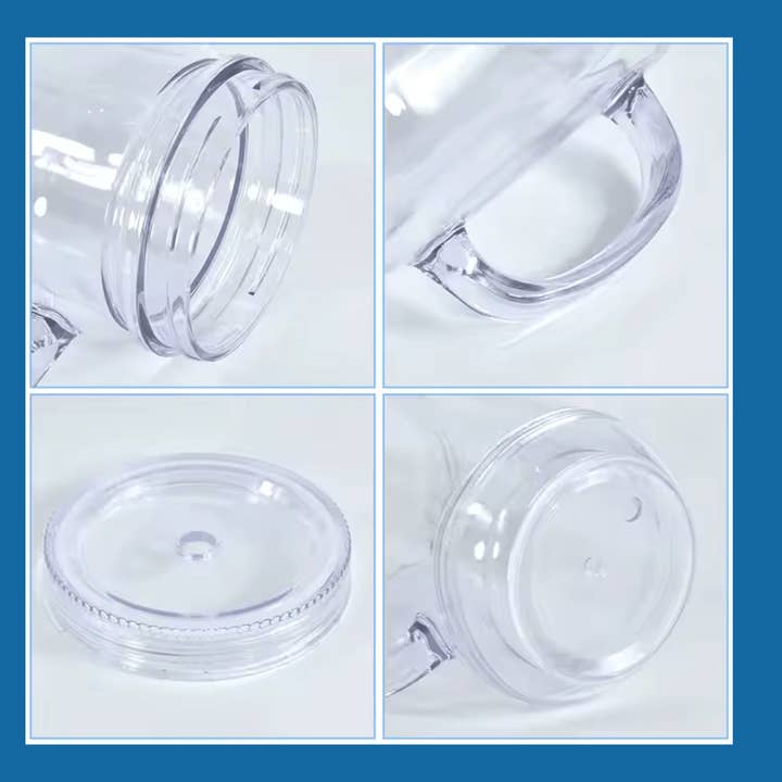 Tipsy Magnolia - Wholesale Drinking Glass/Cup - 20oz Acrylic Globe Mug3