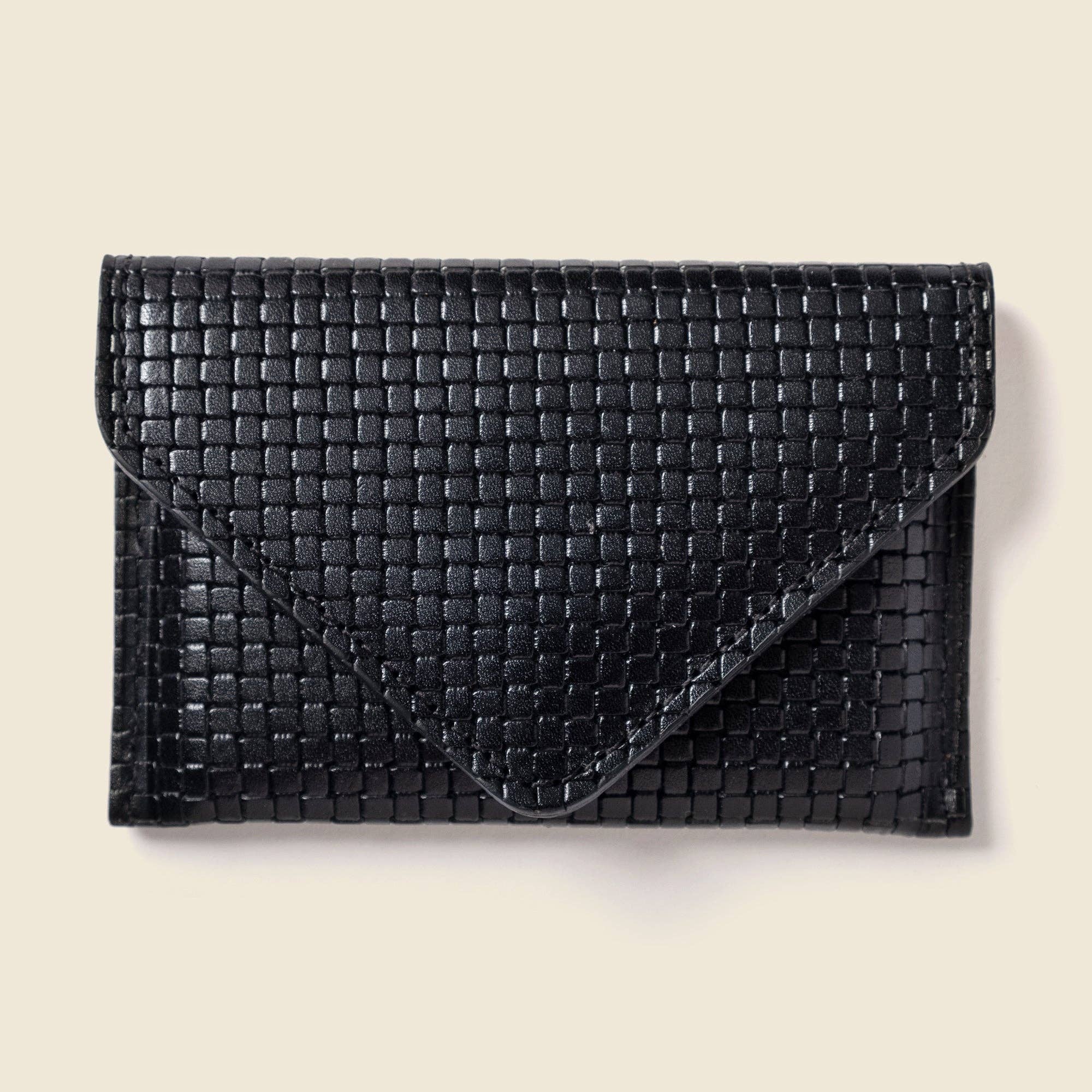 CASUPO - Wholesale Portemonnee - Dames - Mini-envelopportemonnee met RFID-bescherming - Black Limited Ed0