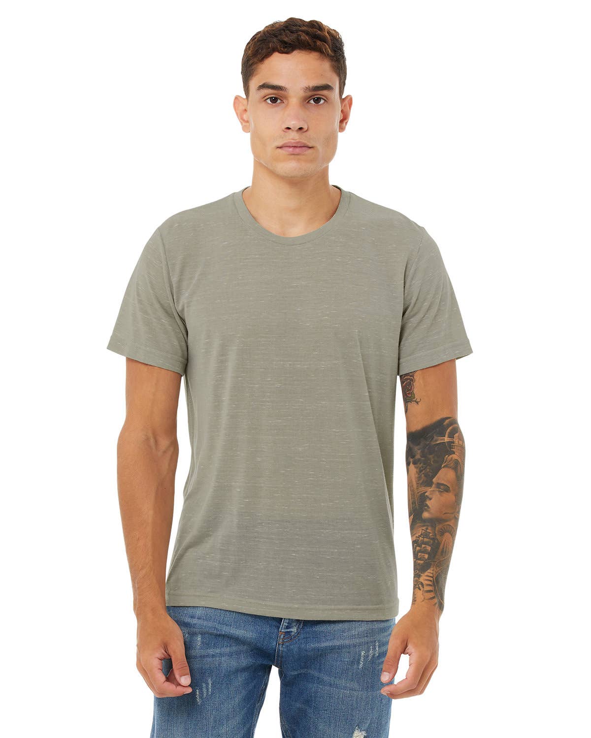 Total Apparel - Wholesale T-Shirt - Men's - Bella + Canvas 3650 Unisex Poly-Cotton Short-Sleeve T-Shirt30