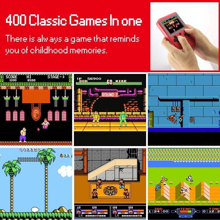 DGN Gadgets - Wholesale Electronic Toy - Kids & Baby - Retro Game 400 Built-in Games Portable Game For Gifts Kids
