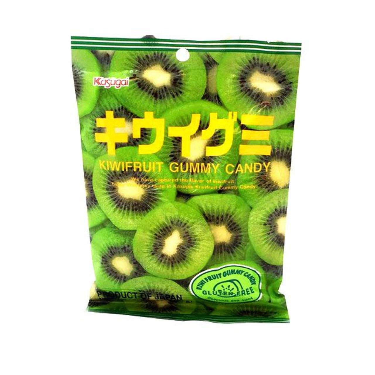 I Got Your Candy - Wholesale Gummy - Kasugai Gummy Kiwi Peg Bag 3.77oz - 12ct