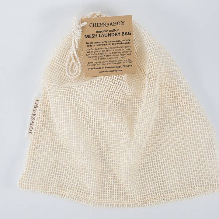 Cheeks Ahoy - Wholesale Laundry Bag - Laundry Bag - Organic Cotton - SMALL1