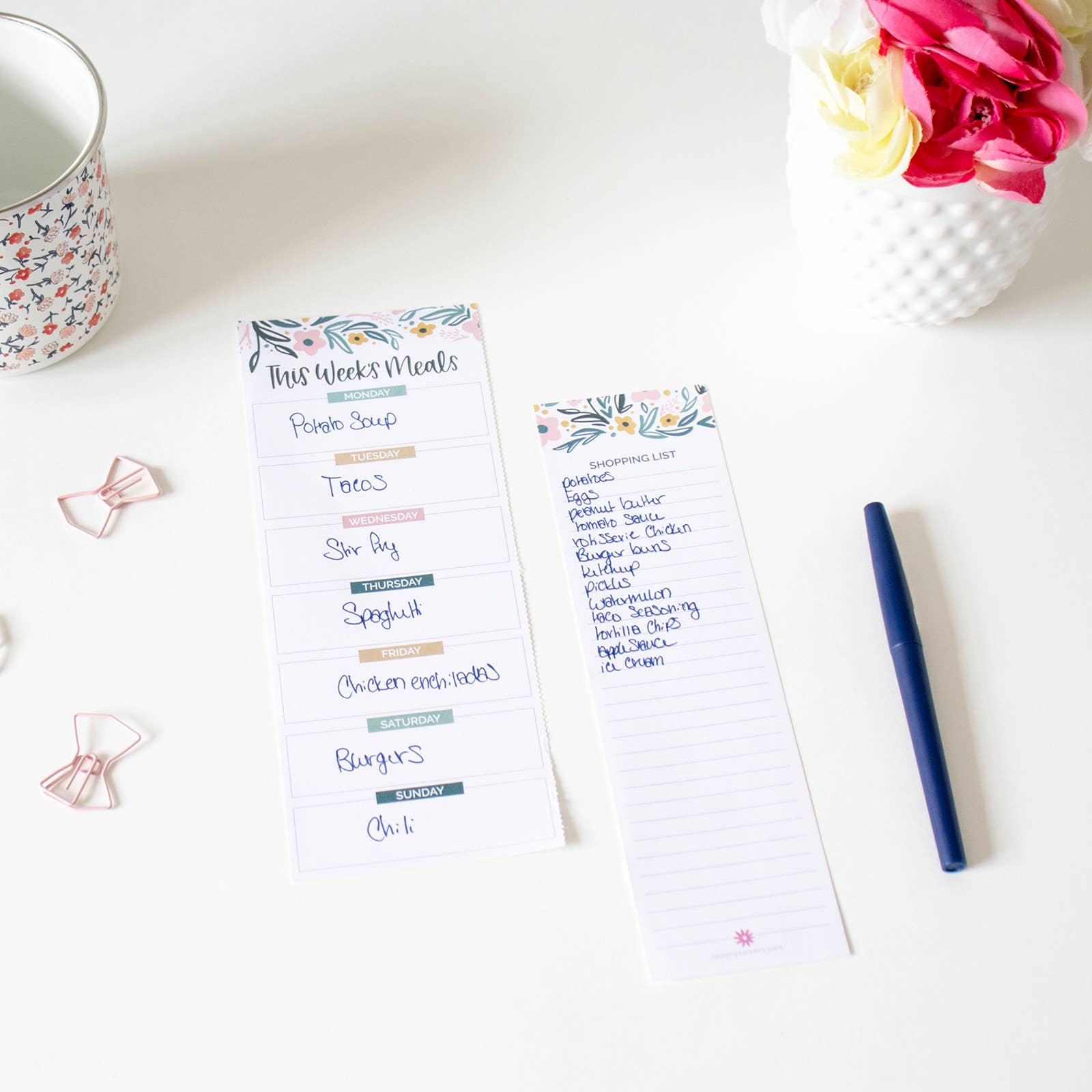 bloom daily planners - Wholesale Notepad - Magnetic Meal Planning Pad 6x9 in18