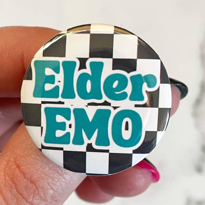 Jami Creates - Wholesale Lapel Pin/Button - Elder Emo Button / Badge0