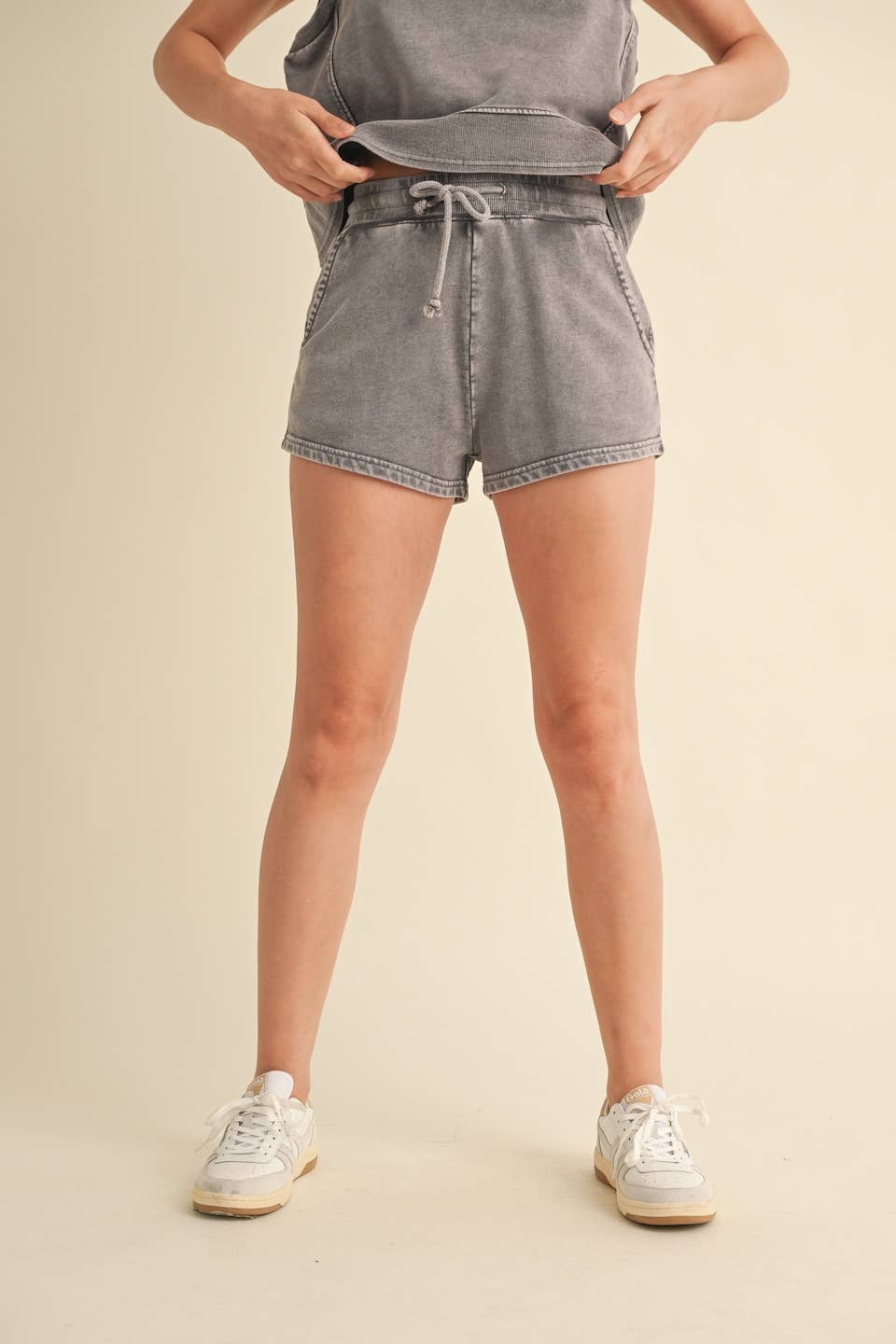 KIMBERLY C - Wholesale Shorts - Women's - Mineral Wash Shorts20