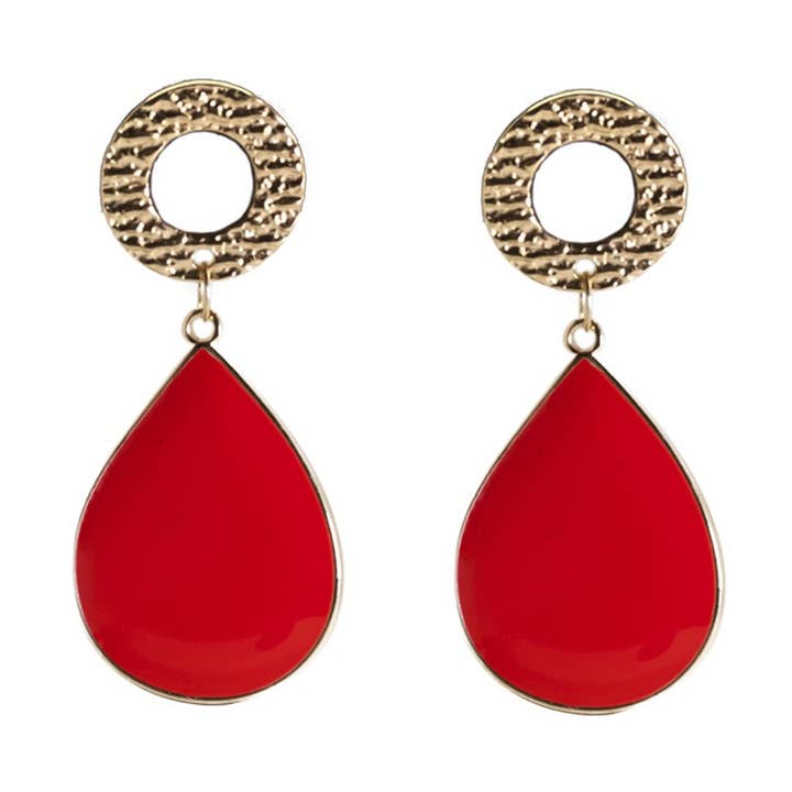 boucles d'oreilles Coloured Drops pour la vente par Las Joyas de Amanda
