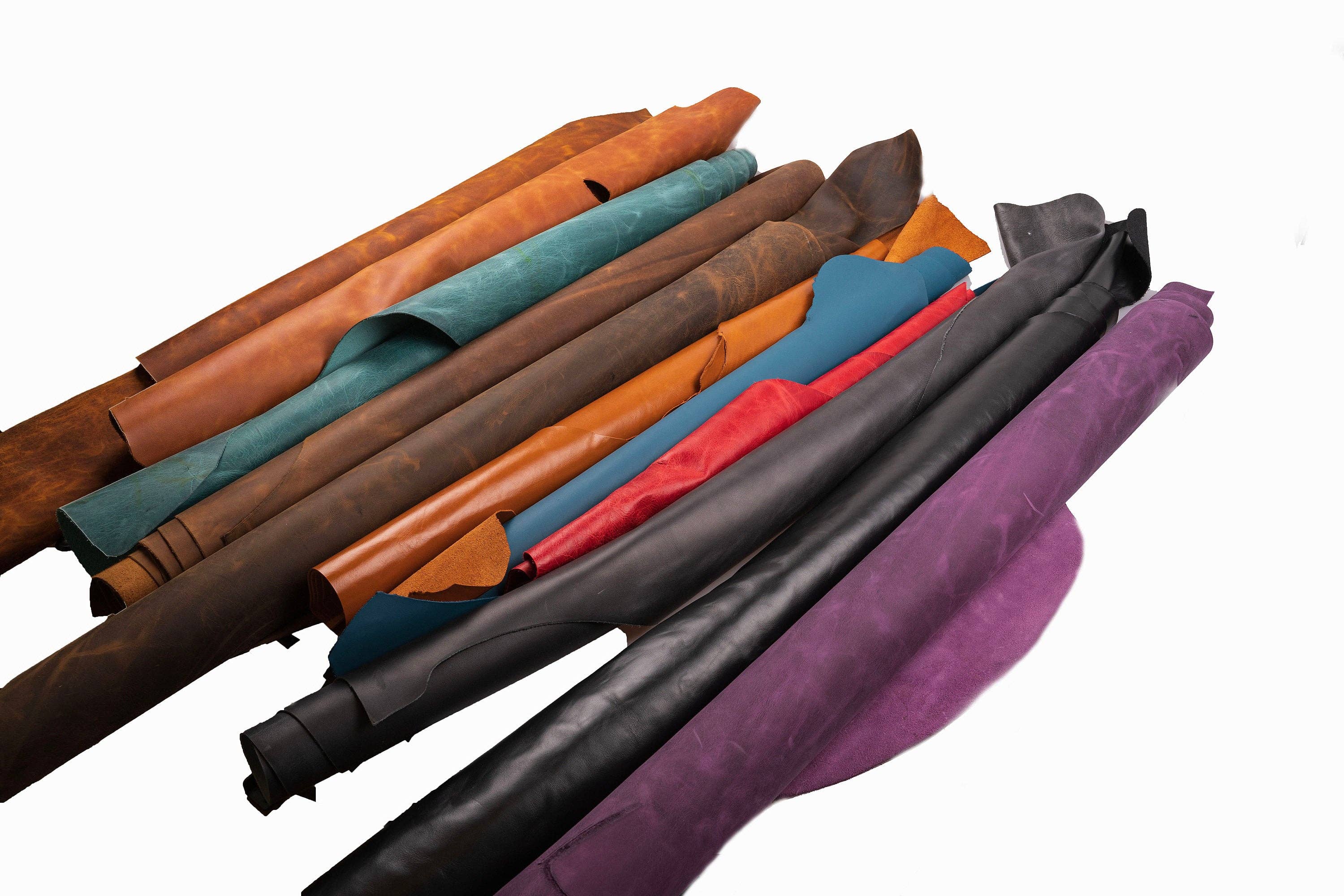 Lupinny Leather - Wholesale Craft Supplies - FULL GRAIN Oil Tanned GENUINE Leather Parts, Pieces, Sheets4