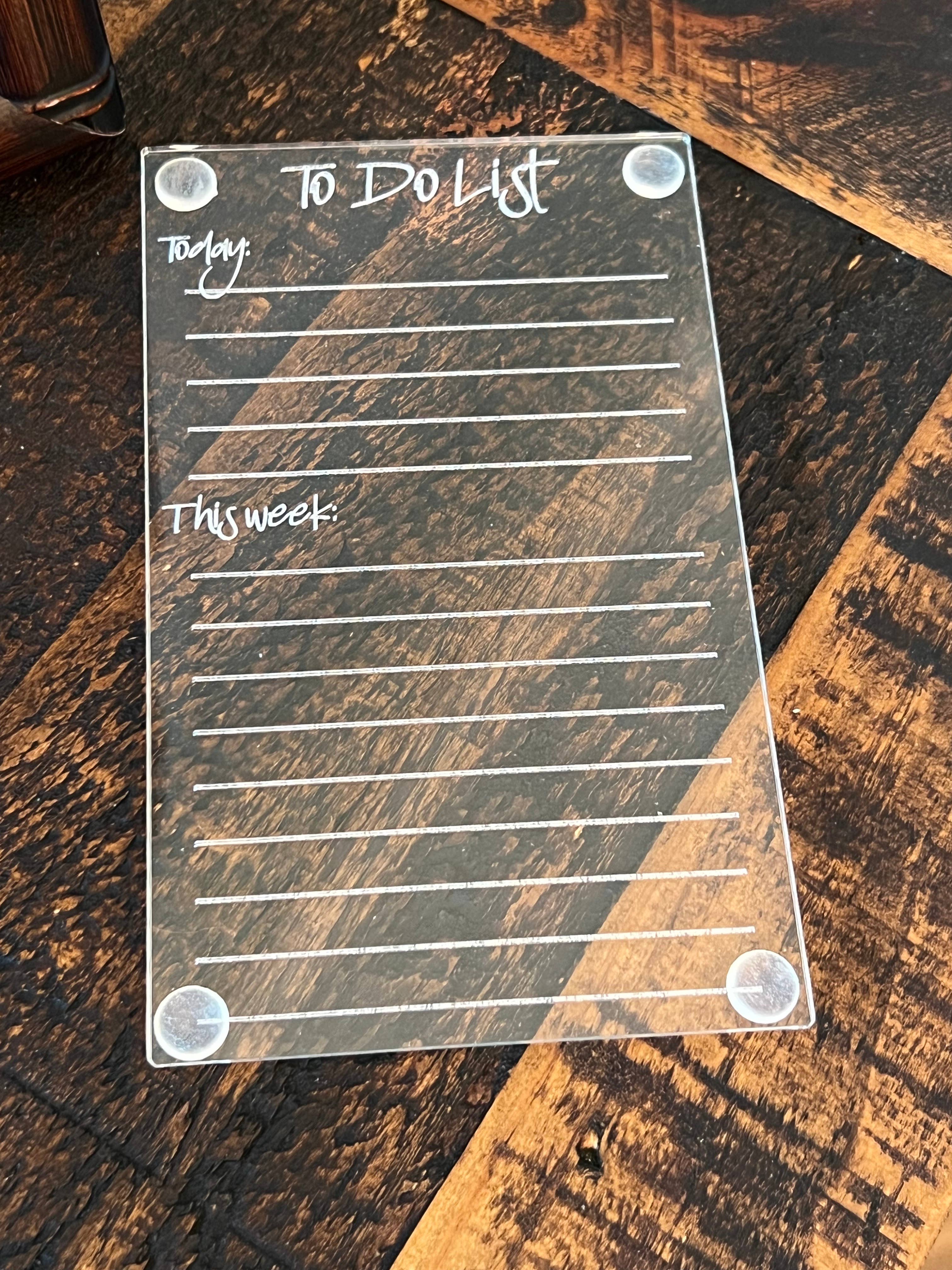 Suchfungoods - Wholesale Whiteboard/Dry-Erase Board - acrylic to do board1