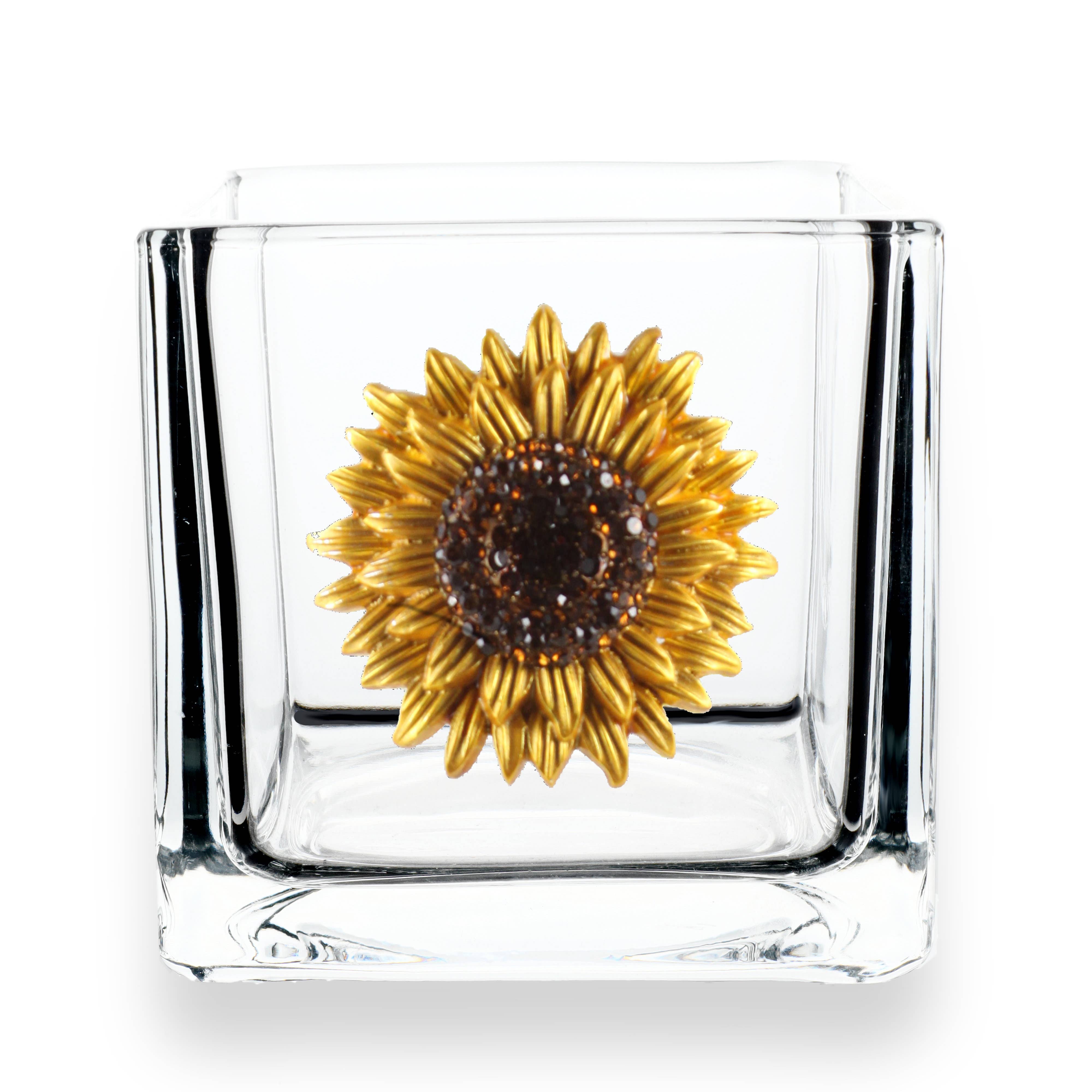 The Queens' Jewels® – Engroshandel Lyseholder – Solsikke Jeweled 4x4 lysestage Vase
