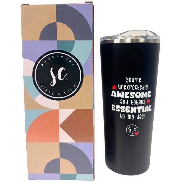 Sassy Tumblers - #J16G.Aweseome - 22OZ Stainless Steel for wholesale by St. Louis Wholesale LLC