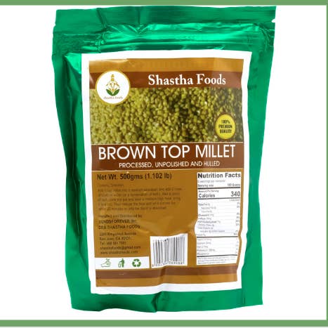 Shastha foods - Wholesale Rice -
Shastha Brown Top Millet- 500g