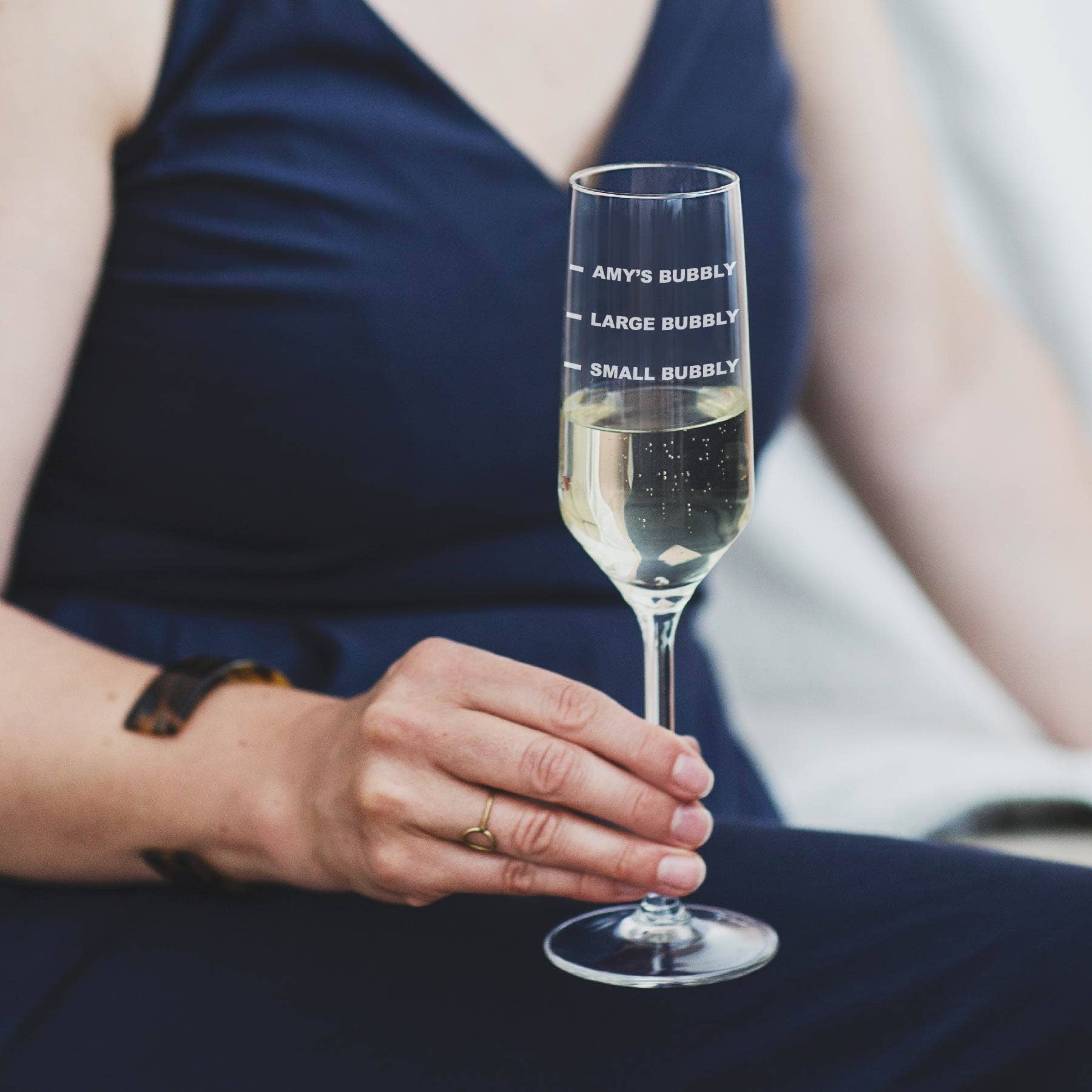 Becky Broome – wholesale Champagne flute – Personalised Champagne Flute2