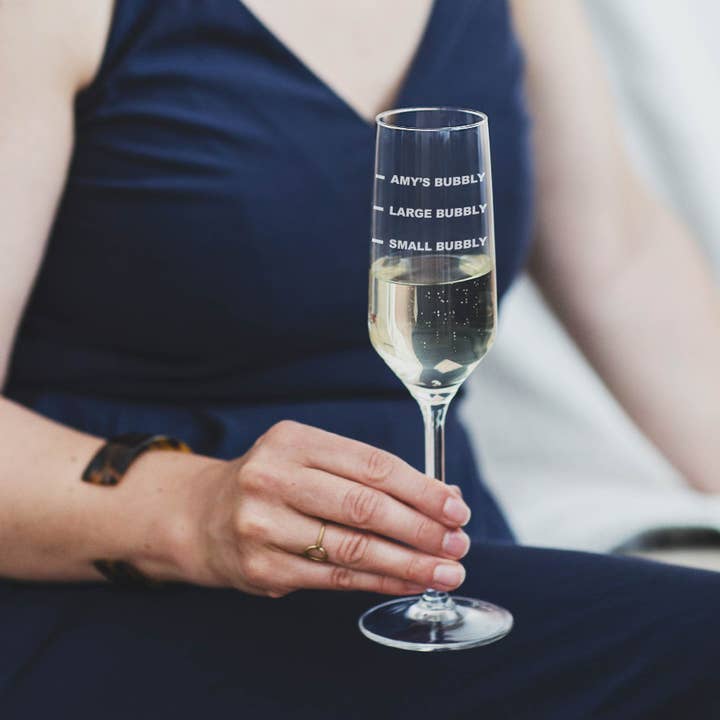 Becky Broome – wholesale Champagne flute – Personalised Champagne Flute2