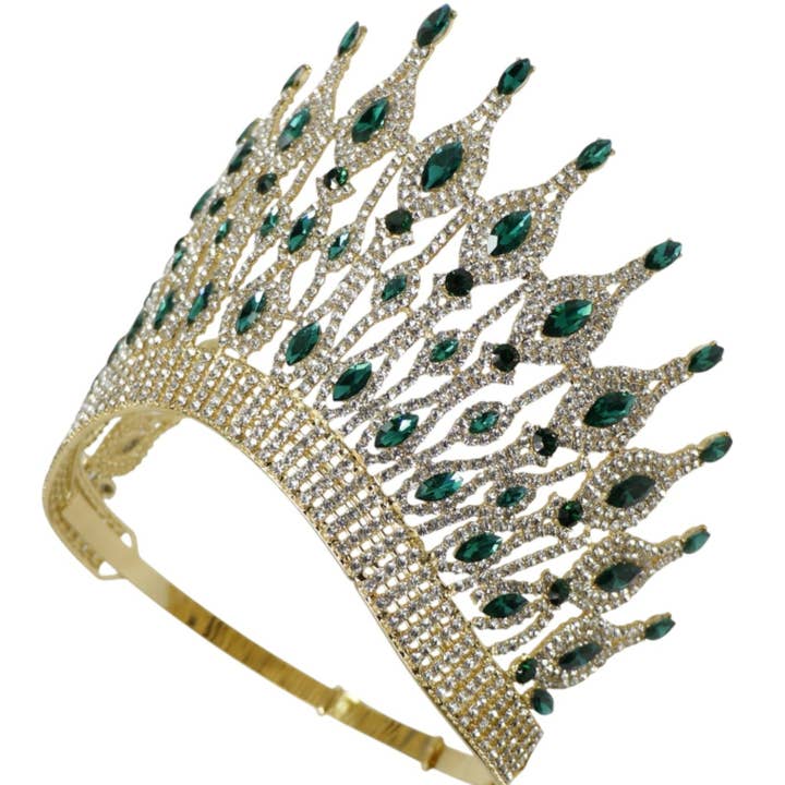 TAPA fashion - Wholesale Tiara - Women's - Crystal Tiara Crown HT0956 (1PC)6