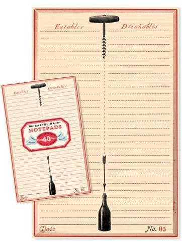 NP105 notitieblok - Eatables voor wholesale door Cartolina Cards Inc.