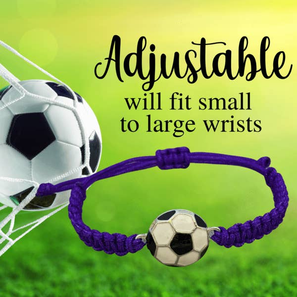 Sportybella - Wholesale Woven/braided bracelet - Soccer Rope Bracelet - Pick Color4