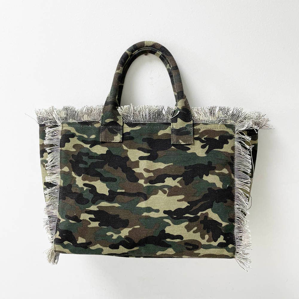 Canvas Camo Koala Bag Camo Koala Kanvas Camo Glitter Backpack Tote - Main Image