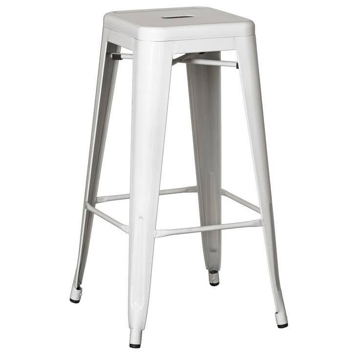 Quickway Imports - Wholesale Stool - 30" Backless Metal Bar Stool, Stackable, Heavy-Duty1