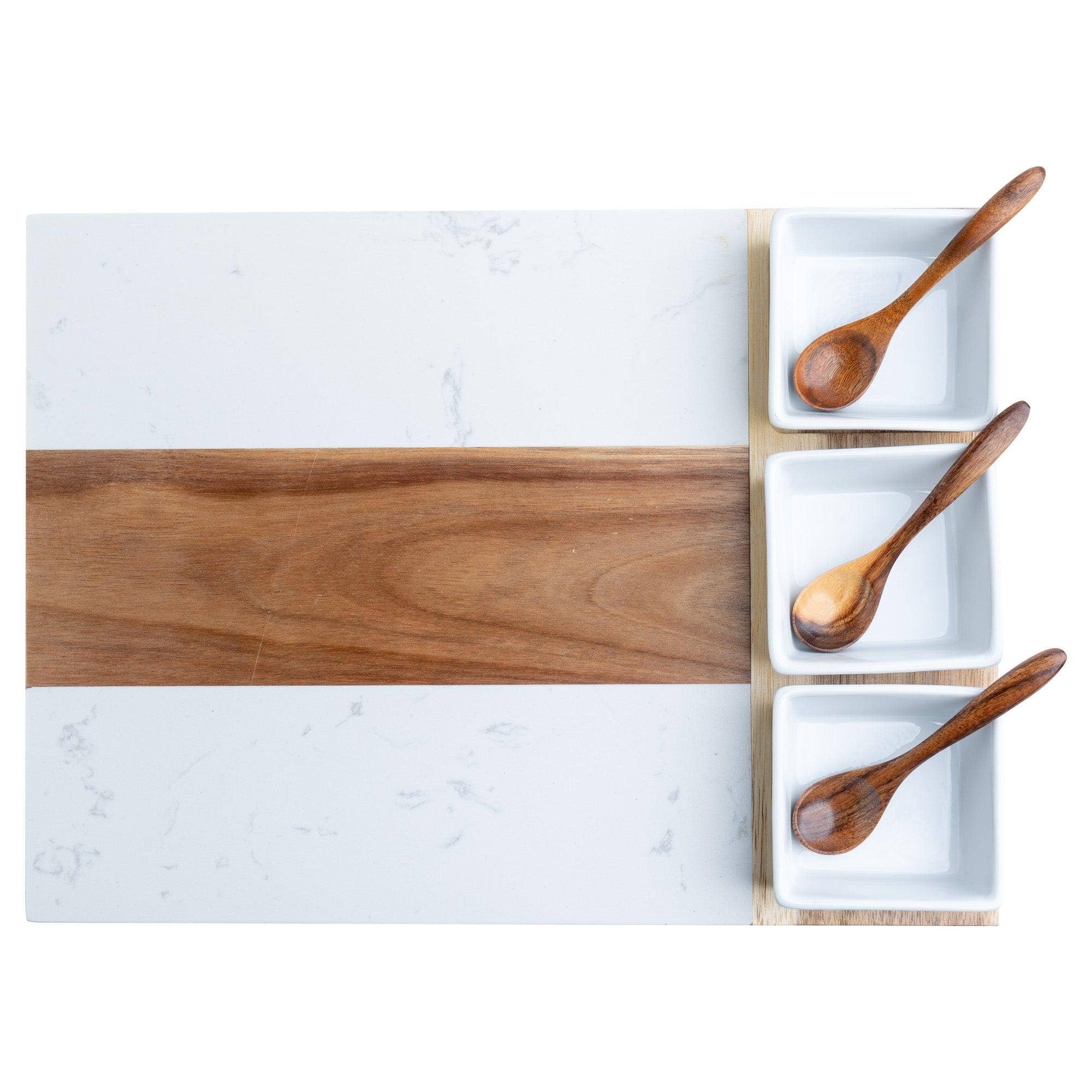 MakerFlo - Wholesale Cheese Board - Marble Charcuterie Board11