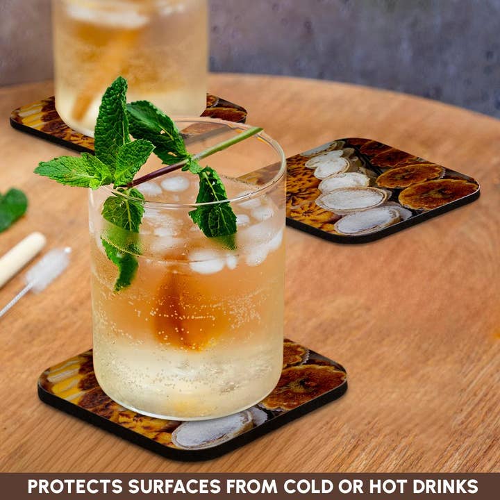 3dRose - Wholesale Coasters - 3dRose, Lisbon, Portugal. PastelDaNata pastries, Portugese national dessert., Coaster9