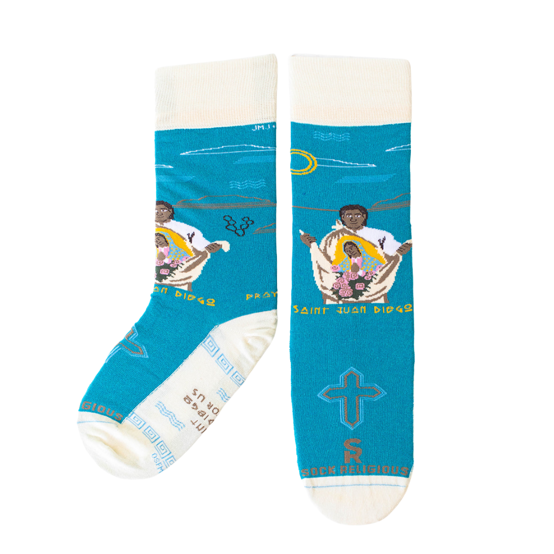 Sock Religious – wholesale Strumpor - Unisex – St. Juan Diego vuxenstrumpor0