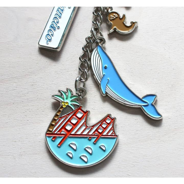 Tomoko Maruyama - Wholesale Keychain - Unisex - San Francisco Silver Keychains3