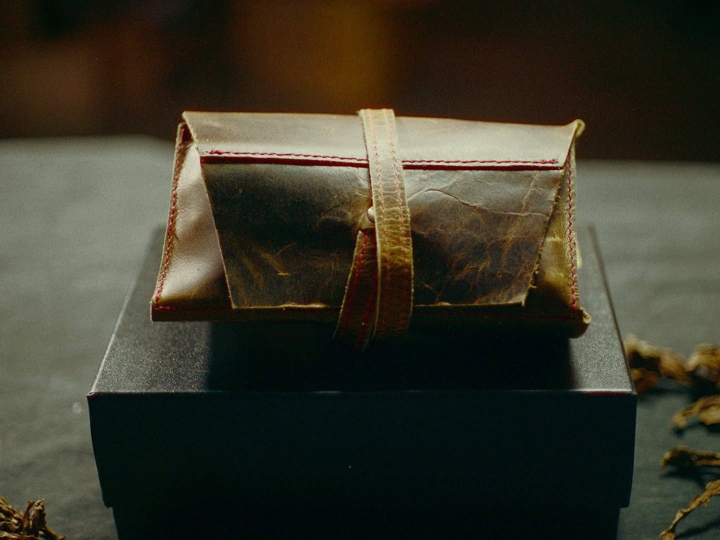 Vintage Gentlemen - Vendita all'ingrosso Contenitori/accessori per sigari - Porta pipa in pelle « The Chesterton »1