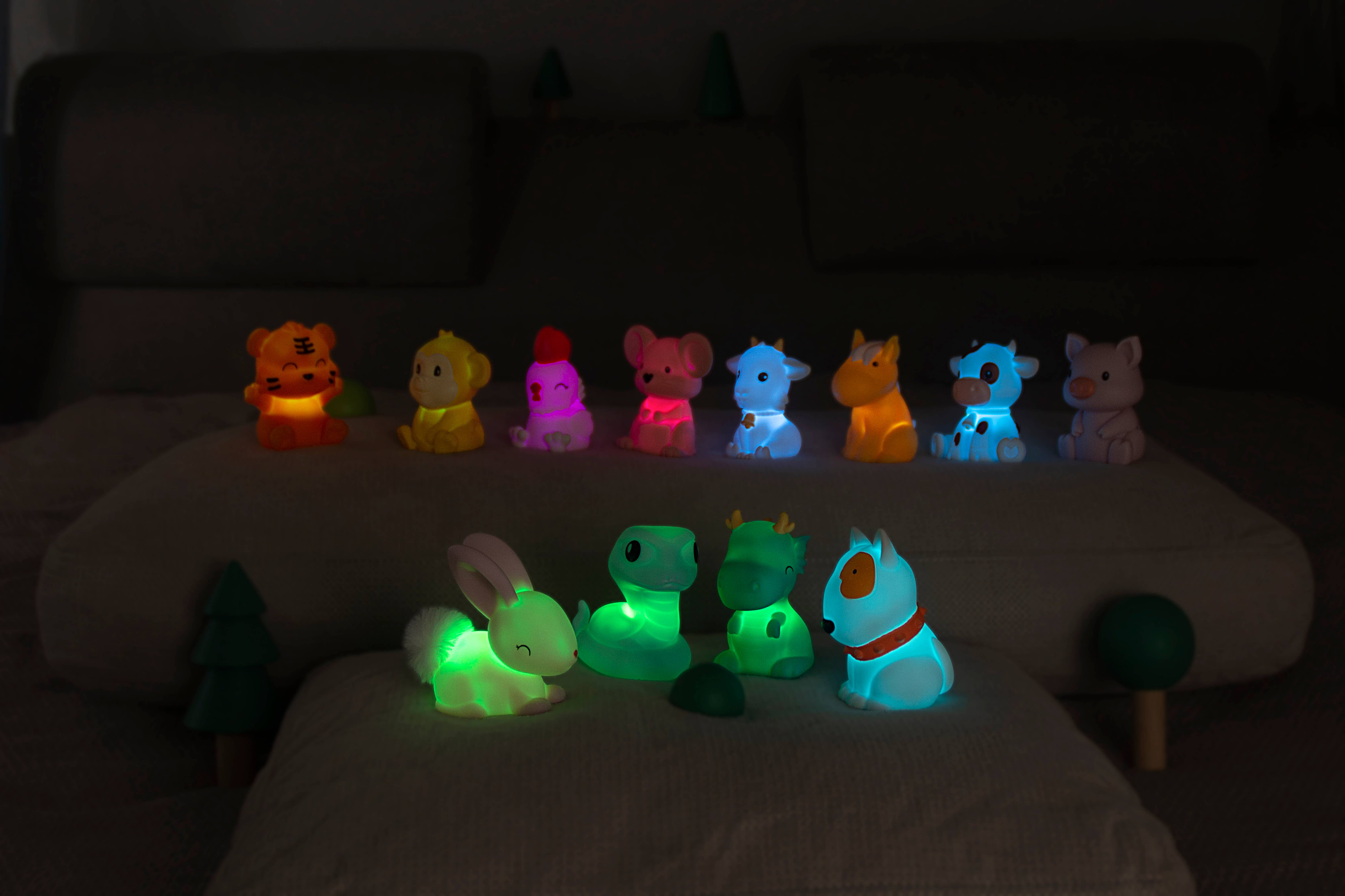 Kontiki - Wholesale Night Light - Kids & Baby - 24 Mini Chinese Zodiac Signs Night Lights - DHINK7
