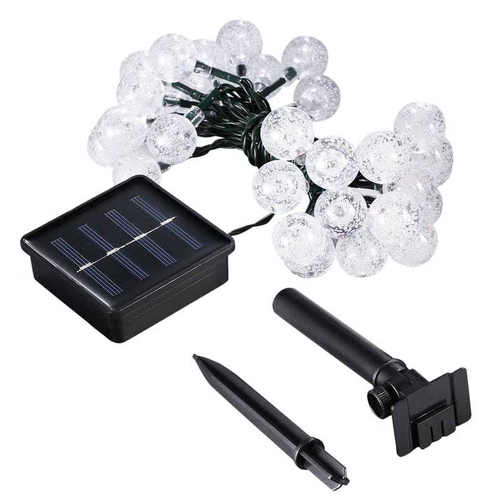 Perfect Holiday - Wholesale String Lights - Perfect Holiday 30 LED Solar String Light bulbs - Warm White