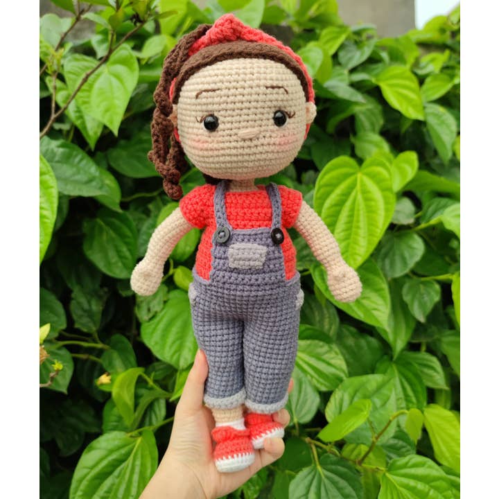 Anh2 LTD – Großhandel Puppe – Kinder – Gehäkelte Babypuppe, Miss Rachel-Puppe, Geschenk zum ersten Geburtstag