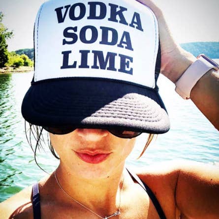 Inappropriate Trucker Hats - Wholesale Trucker Hat - Women's - Vodka Soda Lime Trucker Hat