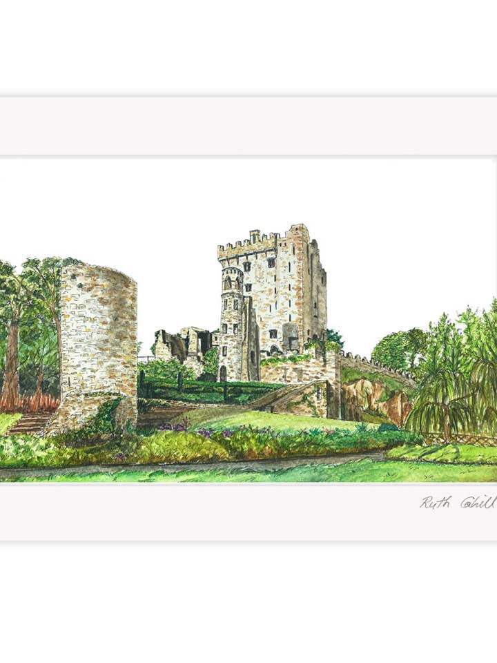 Imprimer le château de Blarney pour la vente par Duck Blue®