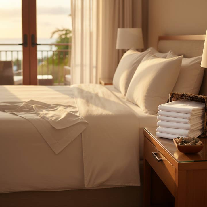 Collection GCP T-300 Linge de Lit en Mélange de Coton pour la vente par Rifz Textiles Inc