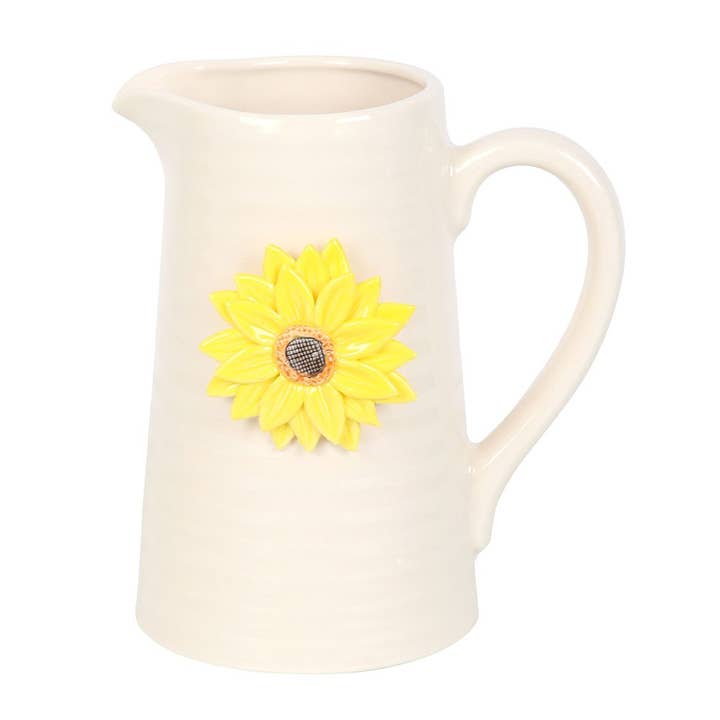 WONDER IMPORTS AUSTRALIA - Wholesale Jug - Hello Sunshine Ceramic 3D Sunflower Jug1