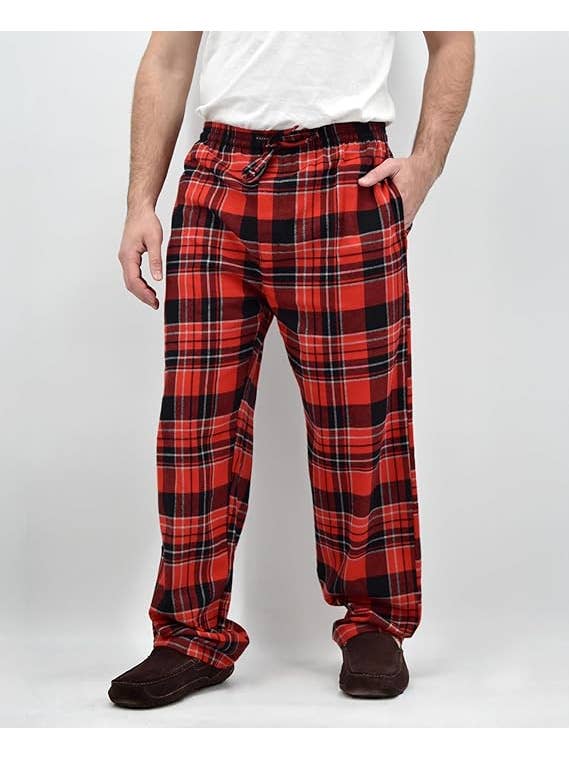 I-Wear Brands - Wholesale Sleepwear Bottom - Men's - Men's Cotton Flannel Lounge Pants1