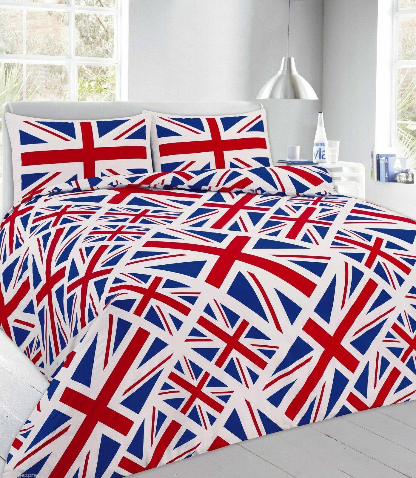 Pretty Little Bed – wholesale Bedding set – Union Jack Duvet Cover Printed Quilt Cover Bedding Set Pillow Case All Sizes1