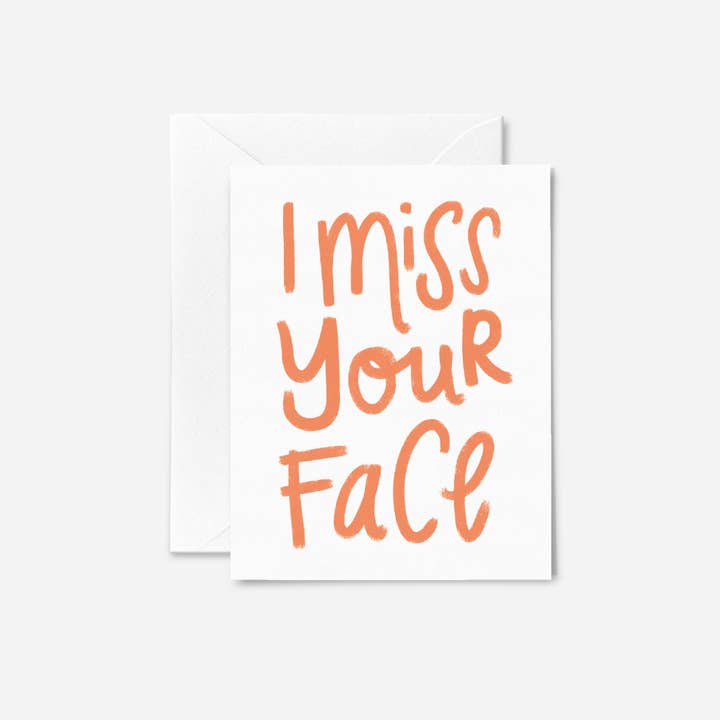 Miss Your Face Card for wholesale by Solmade Studio