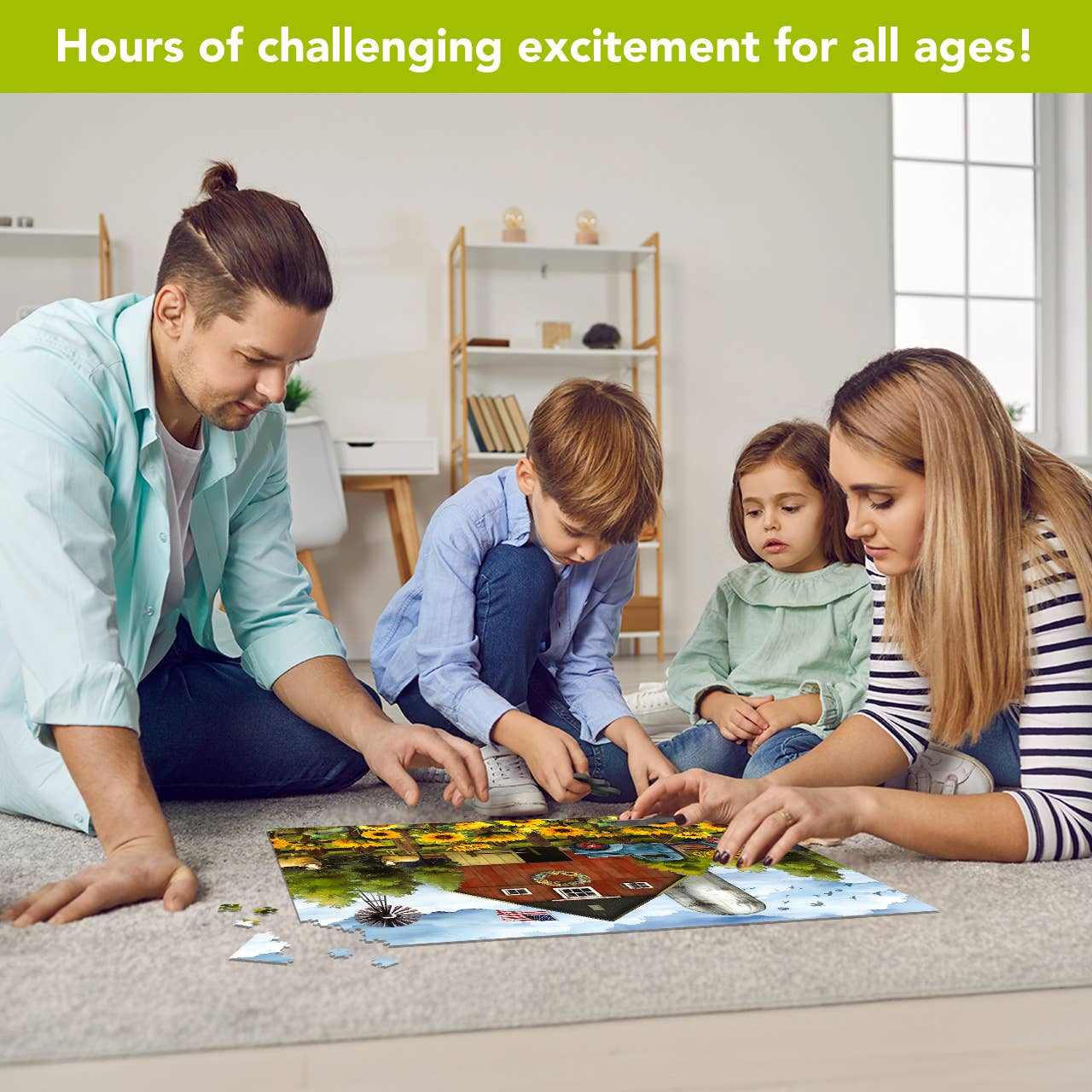 Briarwood Lane - Wholesale Puzzle - Adult - Sunflower Barn 1000 Piece Jigsaw Puzzle3