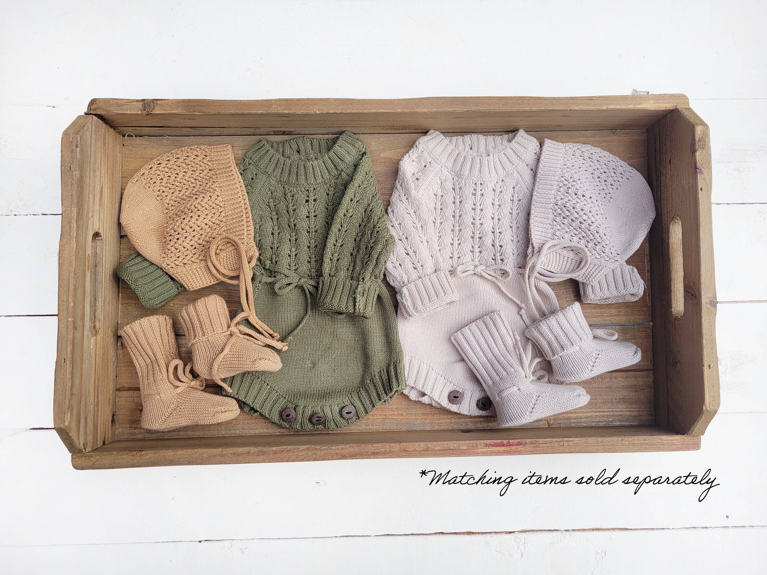 OLIVE & CRADLE – Engroshandel Bodysuit - Baby – Zoya strikket heldragt med sweaterlook8