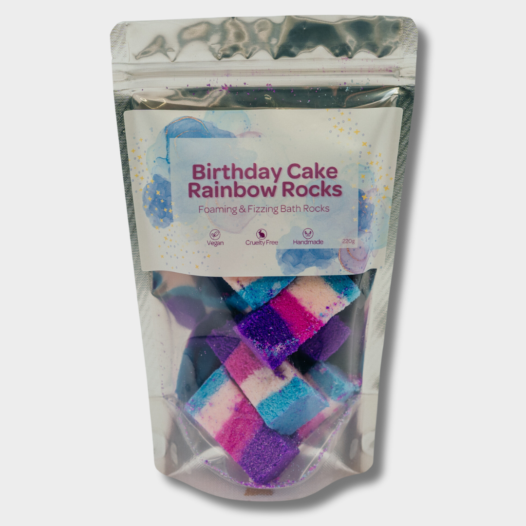 Scentish – wholesale Bath bomb/fizz – Birthday Cake Bath Rocks0