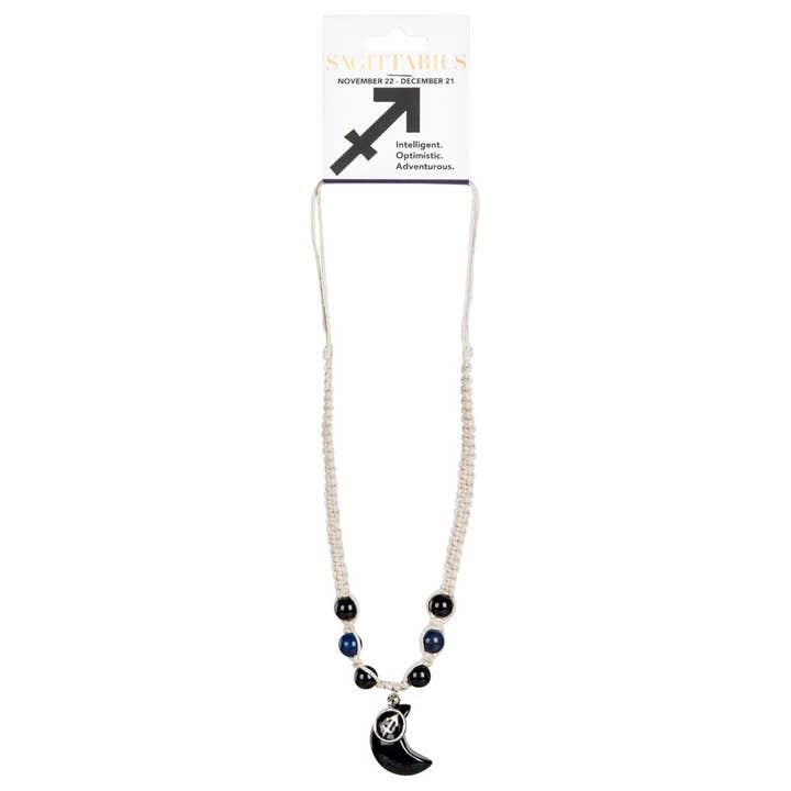Benjamin International - Wholesale Pendant/Charm Necklace - ZODIAC SIGN HEMP NECKLACES