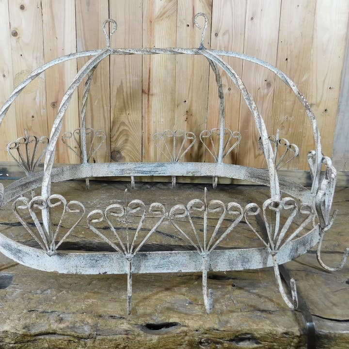 CLEARANCE-Iron Kitchen Pot Rack-Hanging-Rustic-#13-Metal-$50 for wholesale by My Amigos Imports