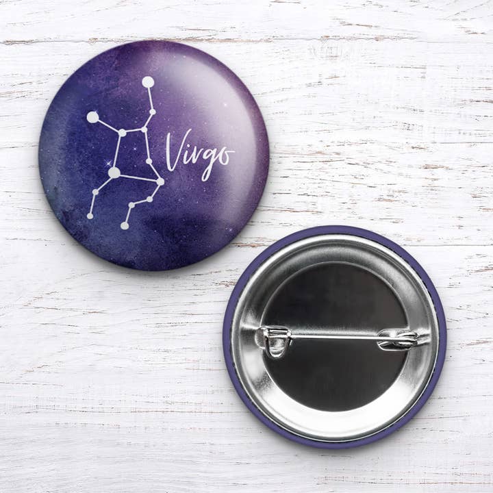 Virgo Pin or Magnet for wholesale by MoodMill