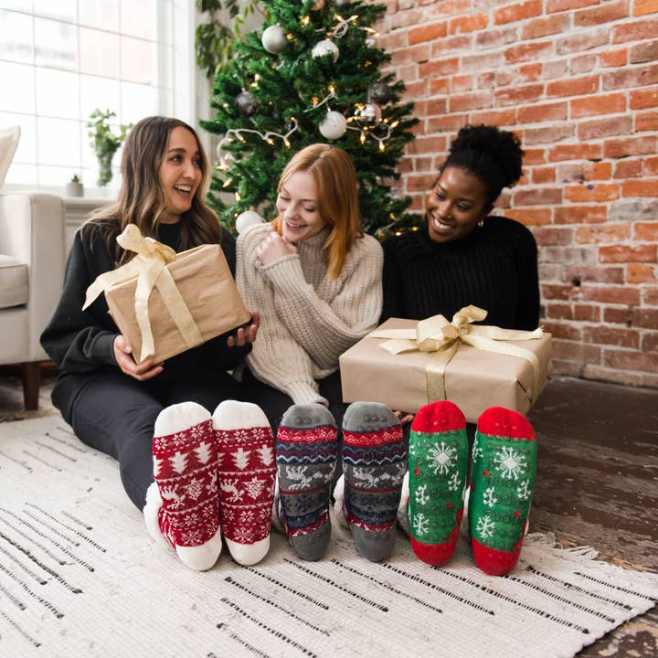 RECYCLED CLASSIC SLIPPER SOCKS - ADULT for wholesale by Pudus