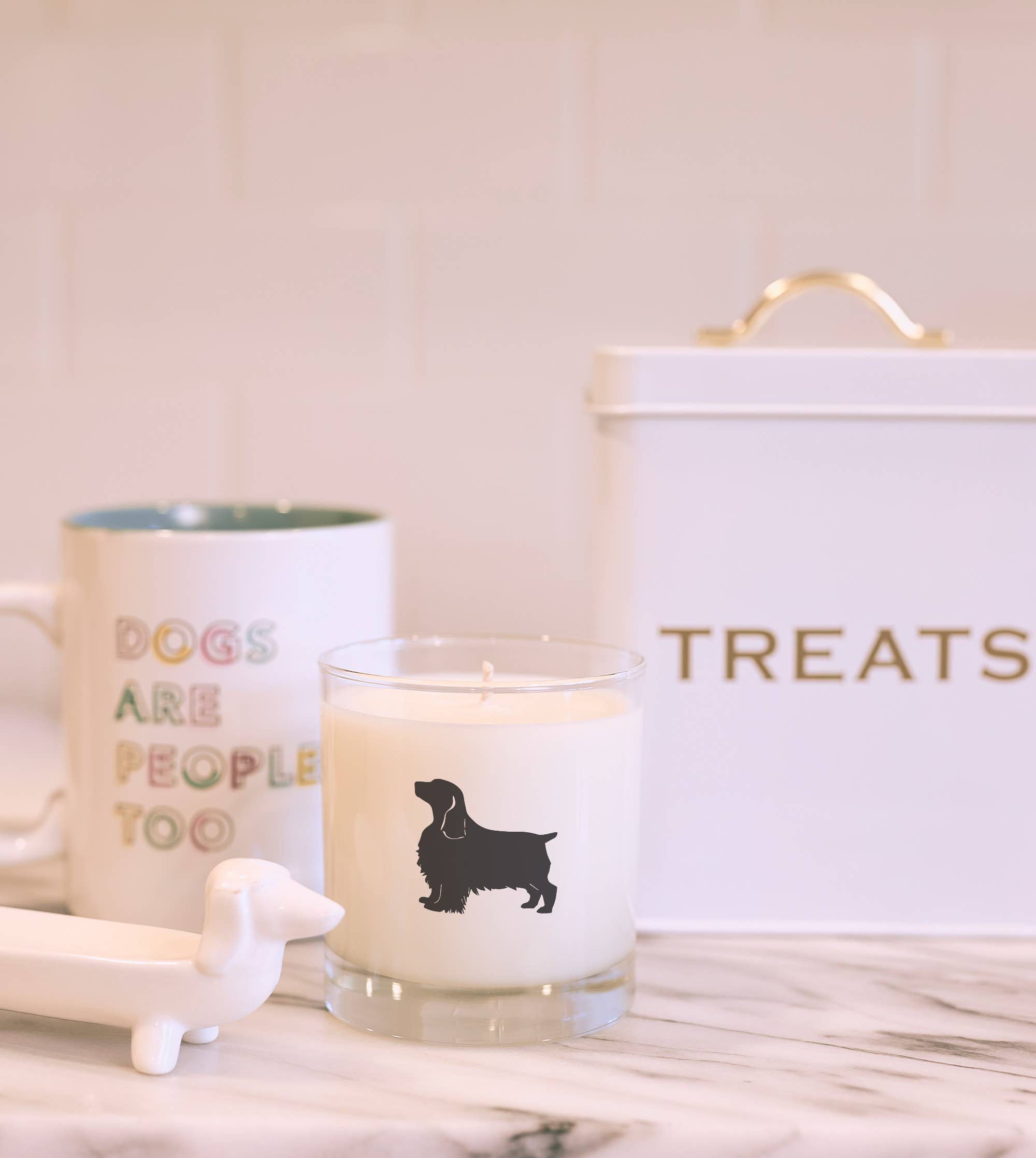 Scripted Fragrance - Wholesale Jar/Filled Candle - English Springer Spaniel Dog Breed Soy Candle6