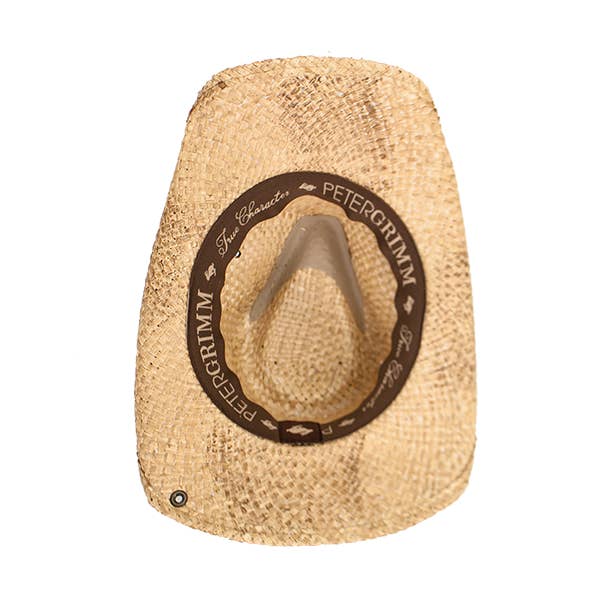 Peter Grimm - Wholesale Cowboy Hat - Unisex - Maverick Straw Western Drifter Cowboy Hat
