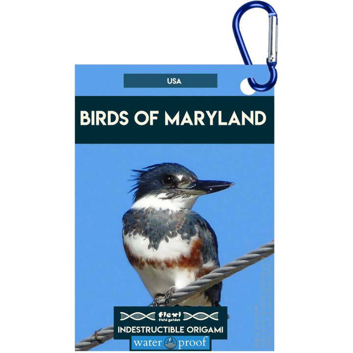 Birds of Maryland-Indestructible Origami for wholesale by Flexi Field Guides