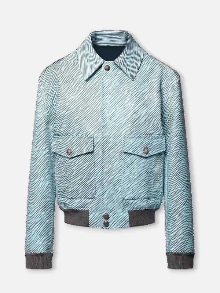 Skywave Ripple Vegane Lederjacke für den Großhandel von Wleti