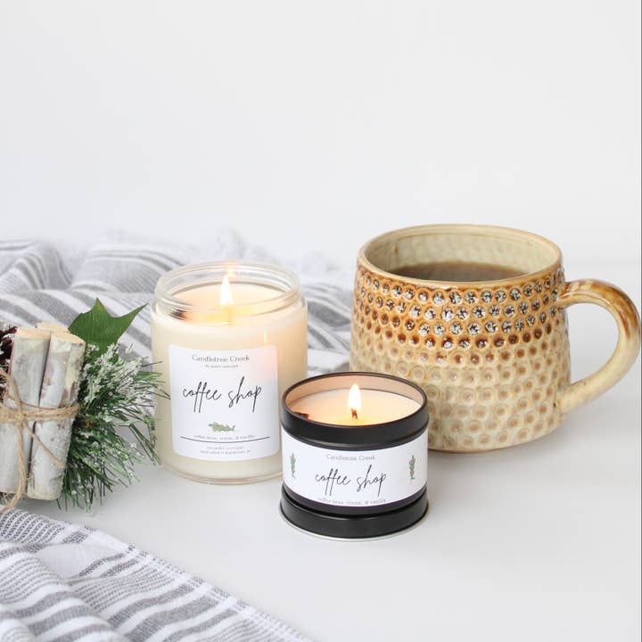 Candletree Creek - Wholesale Travel Candles - Coffee Shop 3oz Candle2